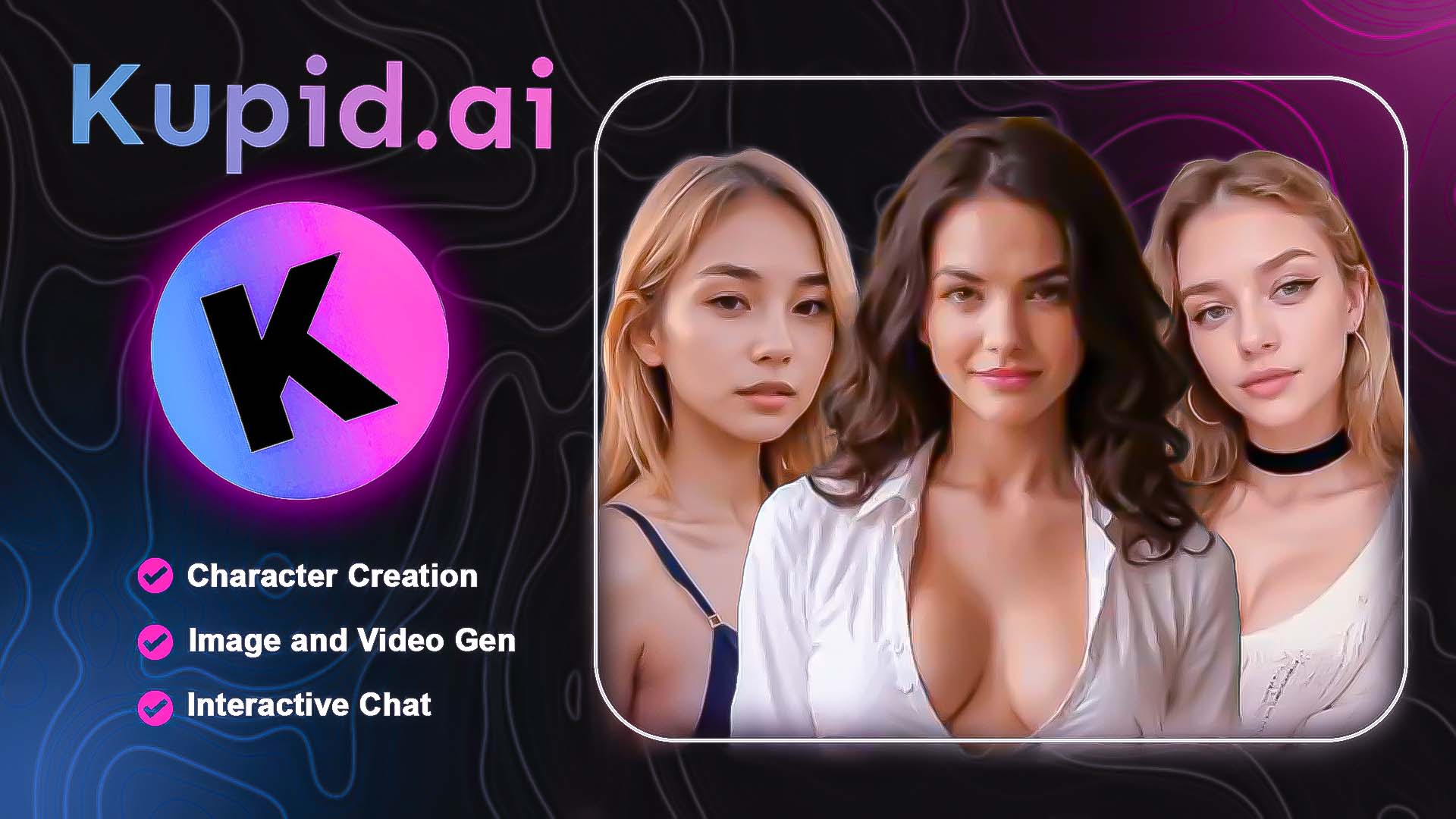 Kupid AI AI girlfriend app screenshot